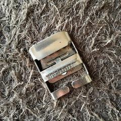 希少 Vintage France BTE SGDG belt buckleの画像