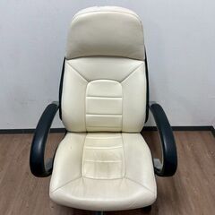 定価10万円 シグマAPOシステム EVLT33WH Ovale オバール パソコンチェアー 肘付き ホワイト オフィス デスクチェア 回転 キャスター PCの画像