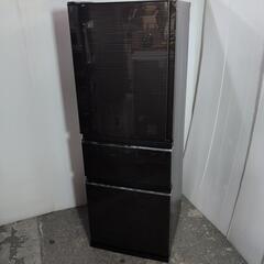 冷蔵庫　三菱　ブラウン　3ドア　自動製氷