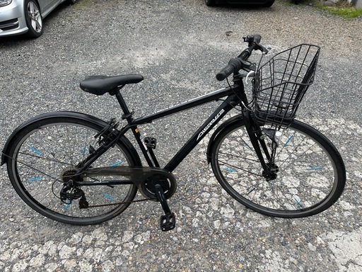 美品LOG ADVENTURE460クロスバイク 黒 マットブラックのクロスバイクN