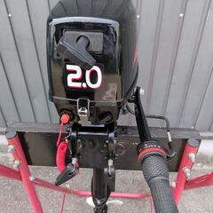 【引取限定・圧縮アリ・現状渡し】HIDEA 船外機 HD2 2スト 2馬力 S脚 中華の画像