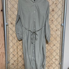 レディース　ロングシャツ　ワンピース