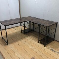 L字デスク パソコンデスク ラック付きデスク 幅150cm 勉強...