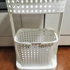 ランドリーバスケット　洗濯かごの画像