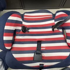 【美品2点】🚗カラフルしましま！元気カラーのベビーシート👶の画像
