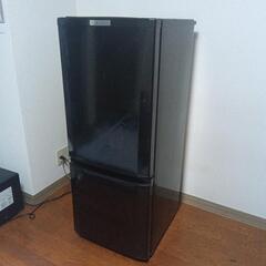 【ブラック】三菱電機 2ドア冷蔵庫 146L 黒基調 シックなデ...