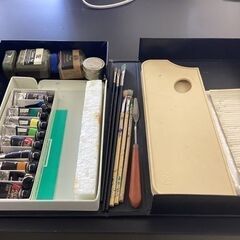 【最終値引き】油絵具一式の画像