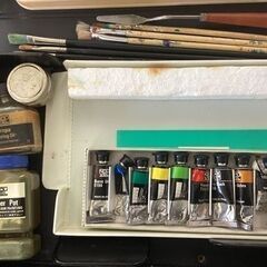 【最終値引き】油絵具一式の画像