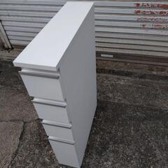 隙間　木製チェスト 4段