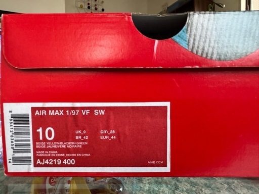 ナイキ エアマックス NIKE AIR MAX 1/97 VF SW 28cm