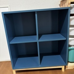 IKEA カラーボックス　ネイビー