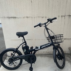 電動付き折りたたみ自転車
