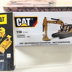 
CAT 320 油圧ショベル（Next Gen）1/50スケール ミニチュアモデル【未使用・美品】の画像