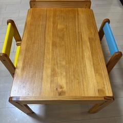 大和屋　ノスタ　キッズデスクとチェアのセット