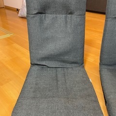 2個セット　ハイバック座椅子　 アイリスオーヤマ　YC-601　ネイビー　の画像