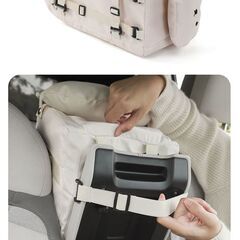 【新品】ペットキャリーバッグ 車載OK 小型犬・猫用 旅行/お出かけの画像