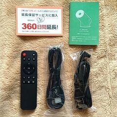 新品同様 プロジェクター 小型 卓上 天井投影・20000LM・270°回転・4K対応・最新Android TV 13.0搭載・1080Pの画像
