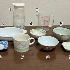 食器いろいろ　ほしいものがあれば！
