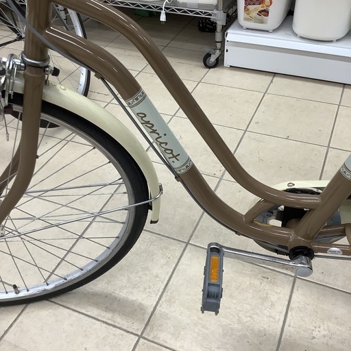 apricot アプリコット シティサイクル 自転車 26インチ6段変速