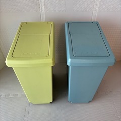 スリム ゴミ箱/ダストボックス/30L/キャスター付き/スライド 蓋付き/ベルメゾン/Belle Maisonの画像