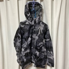 迷彩柄レインスーツ上下新品
