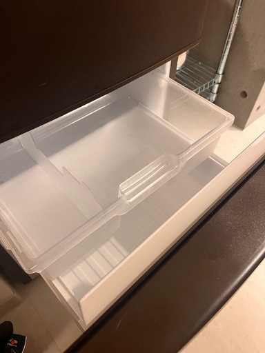 【美品】パナソニック　ブラックノンフロン冷蔵冷凍庫