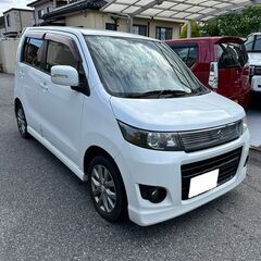 2年車検付・スズキWagonRスティングレー・ナビ・テレビ・プッ...