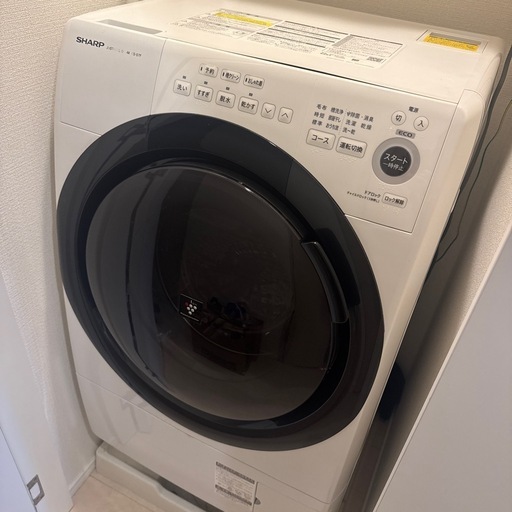 SHARP ドラム式洗濯機(7/9〜7/14日の間に発送予定)