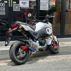 無料配送有　ホンダ　HONDA　グロム　GROM　6946km　JC61　ローン可　3ヶ月保証付　エンジンオイル・バッテリー新品交換　ナンバー登録代行受付中　バンガレージ京都の画像