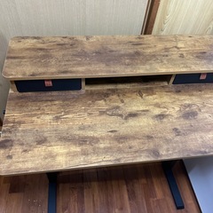 パソコンデスク　昇降式　の画像
