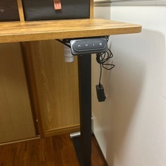 パソコンデスク　昇降式　の画像