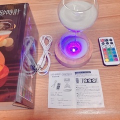 癒し空間 LED 砂時計の画像