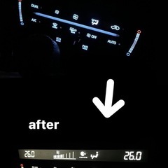 車の内装のLED打ち替えします