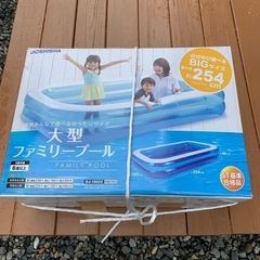 子供用プールor遊べる滑り台orプール用自動空気入れの画像