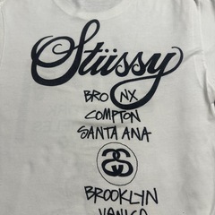 ほぼ未使用　STUSSY レア　worldツアー　Tシャツの画像