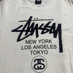 ほぼ未使用　STUSSY レア　worldツアー　Tシャツの画像