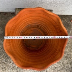植木鉢　素焼き　テラコッタ鉢　穴あり　重量あり【おしゃれなガーデニング　寄せ植えに】の画像
