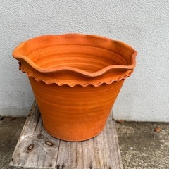 植木鉢　素焼き　テラコッタ鉢　穴あり　重量あり【おしゃれなガーデ...