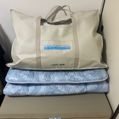 マニフレックスシングルマットレス、布団、毛布3点セット