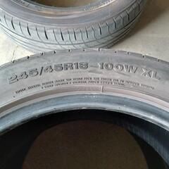 中古タイヤ#245/45R18の画像
