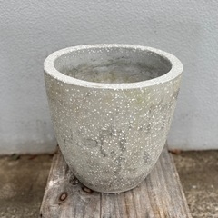 植木鉢　和花器ライトグレー　穴あり　重量あり 【おしゃれなガーデ...