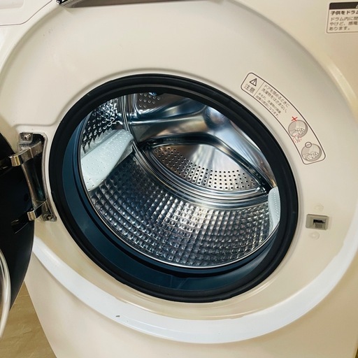 超超激安?2021年製AQUAドラム式洗濯機　AQW-DX12Mまっすぐドラム　配達無料