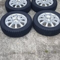 中古☆軽用　スタッドレスタイヤ/アルミホイール 155/65R1...