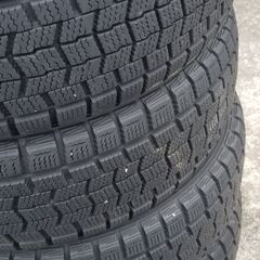 ▪️購入予定者あり▪️　中古☆軽用　スタッドレスタイヤ/アルミホイール 155/65R13  4.0J  OFF43mm  PCD100   の画像