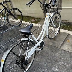 C991☆限定特価☆ 中古自転車 【26インチ シティ アサヒ 白 3段 LED