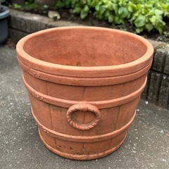 植木鉢　素焼き　テラコッタ鉢　穴あり　重量あり【おしゃれなガーデ...