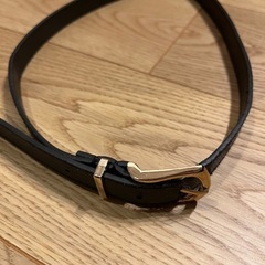 レディース　ベルト　黒✖️ゴールド