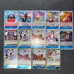 ワンピースカード　青パーツ　光物