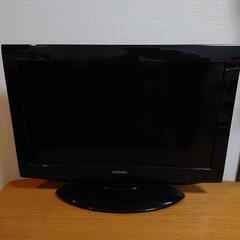 東芝REGZA 26型テレビ本体＋外付けハードディスク(録画可能)