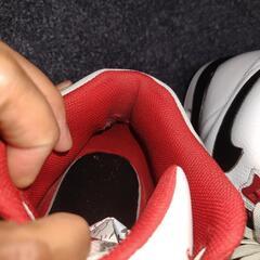 ☆ナイキ　フライトレガシィ　白x赤☆の画像